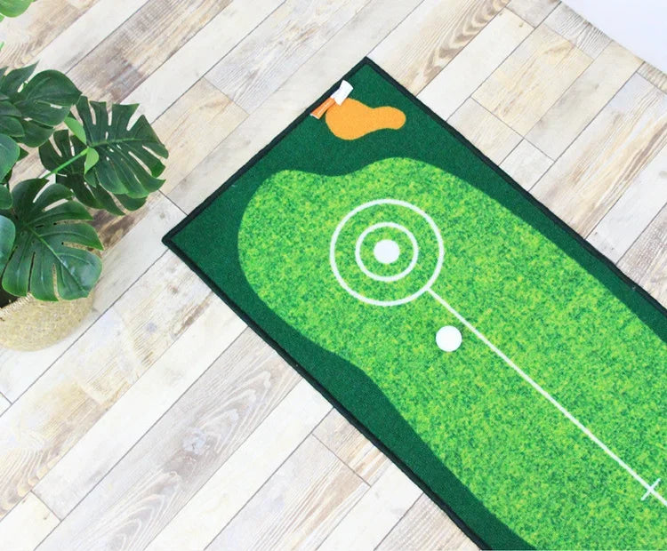 Golf Carpet Putting Mat Indoor Outdoor Training Putting Practice