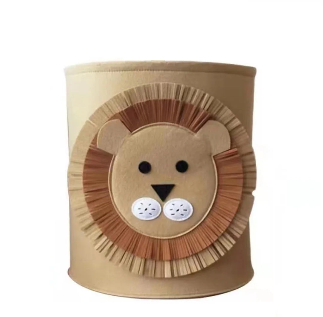 1/2/3/5PCS Baby Storage Basket Panda Dinosaur Cartoon