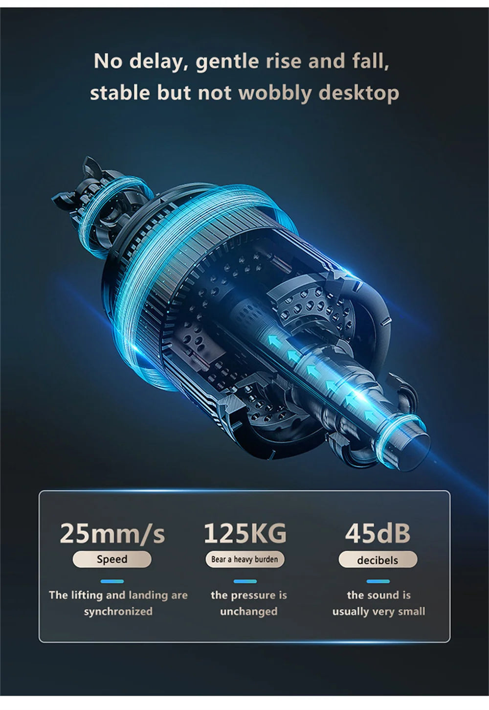 Height Adjustable Desk Standing Computer Desk