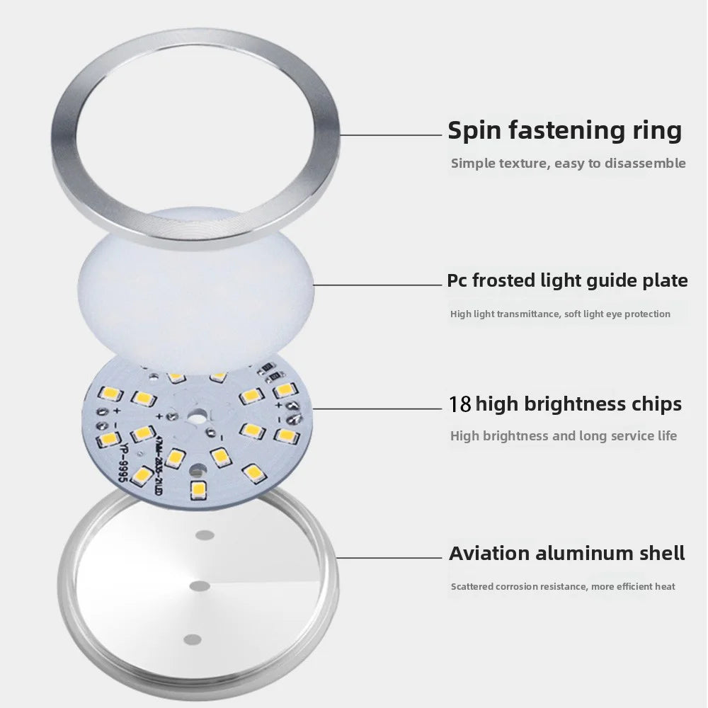 Tuya Zigbee 3.0 Smart LED Under Cabinet Lighting Dimmable Puck Lights Full