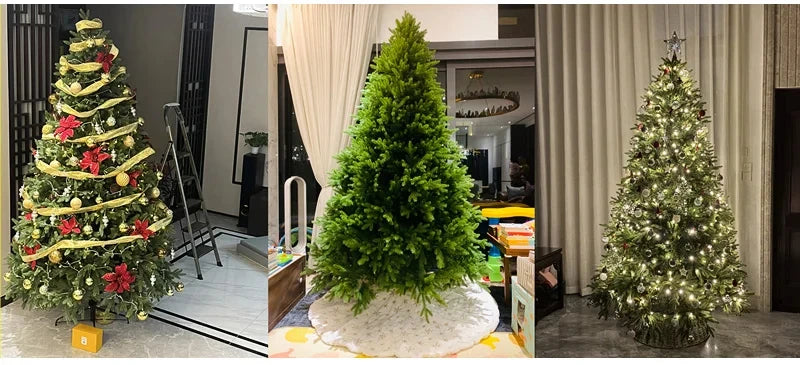 DIY Christmas Trees Set 2.1/2.4/3m Large Christmas Tree Decoration Home
