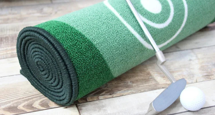 Golf Carpet Putting Mat Indoor Outdoor Training Putting Practice