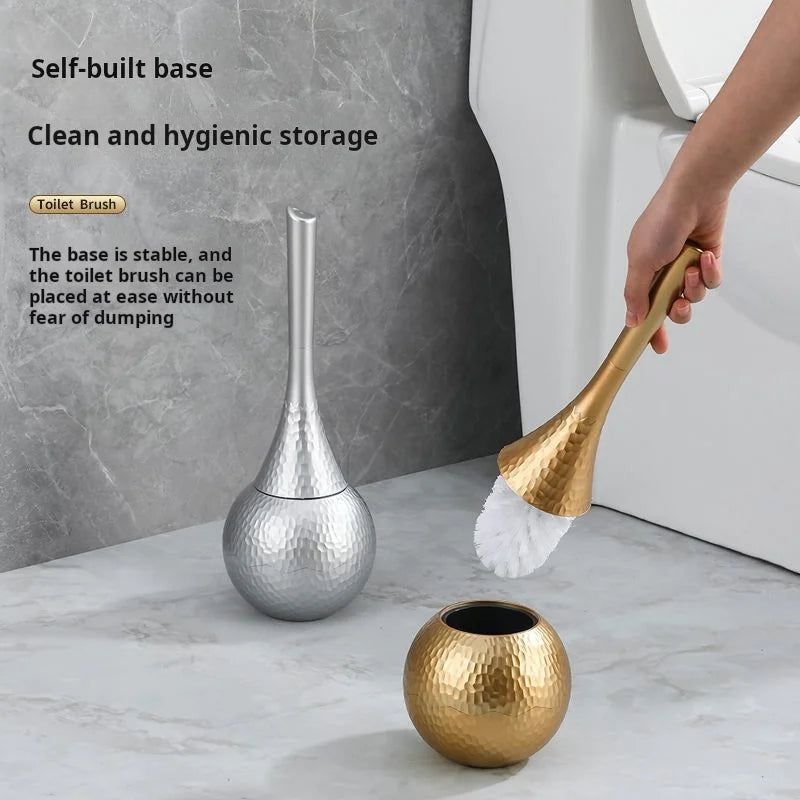 Premium Long Handle Toilet Brush with Holder