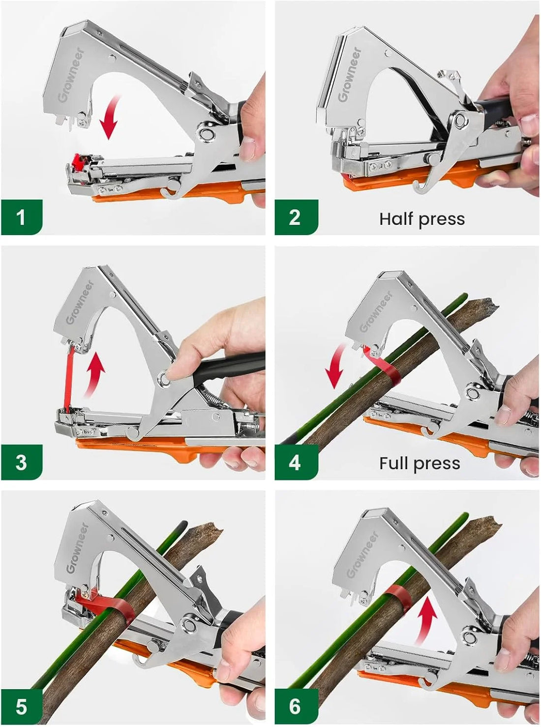 SI FANG Plant Tying Machine for Garden - Vegetable & Fruit Stabilizer Tool