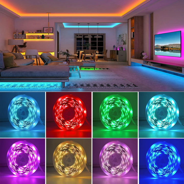 RGB Led Strip Lights 5m 10m 20m 30m Led Room Light with APP Control