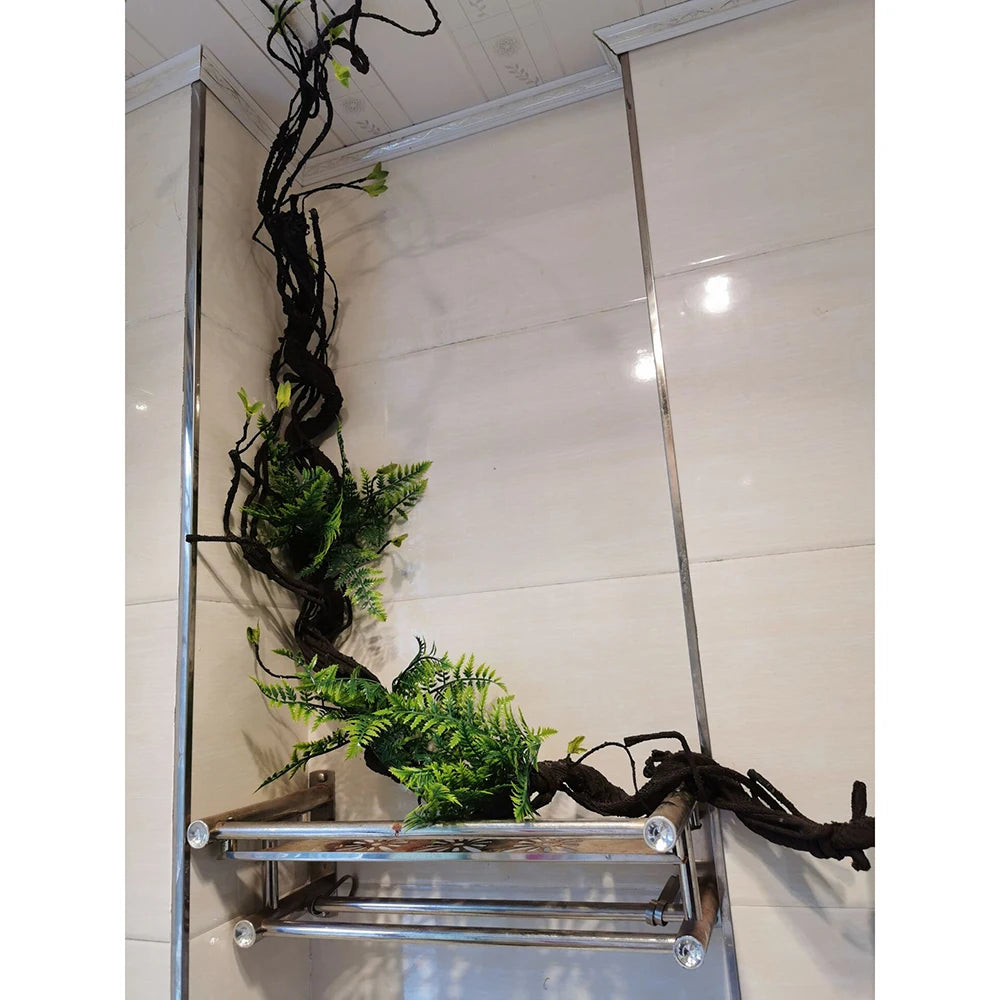 1.75 Meter Artificial Vine Green Leaf Simulation Rose Rattan Plant