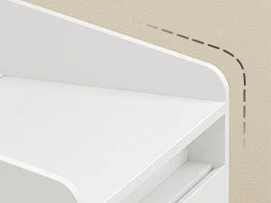 Hzuaneri Bedside Table with 3 Drawers