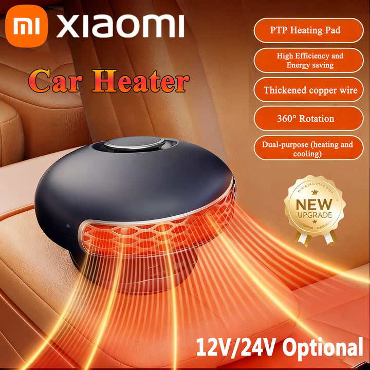 Xiaomi Car Heater 12v24v Low Power 360°Rotation