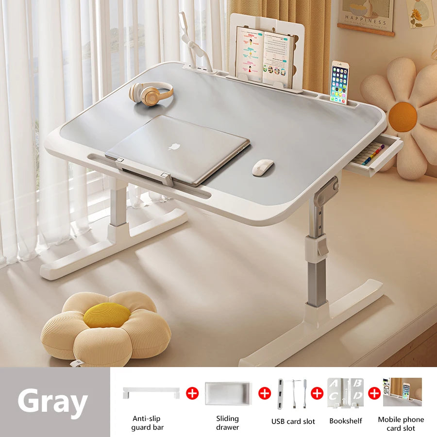 Laptop Desk Foldable Bed Table Adjustable Computer Desk
