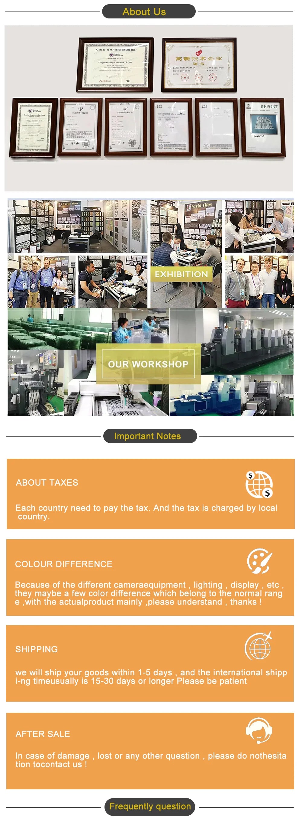 10 PCS Waterproof and Anti-oil Stick-On Tiles