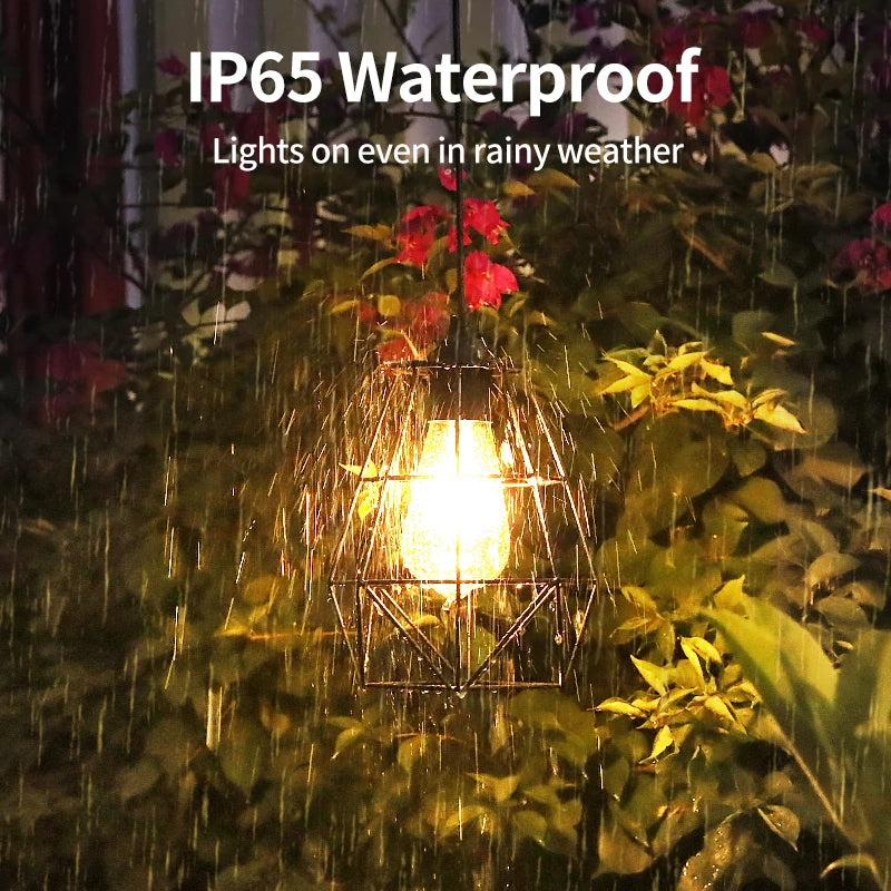 Solar Pendant Lights Indoor and Outdoor Super Bright IP65 Waterproof Solar