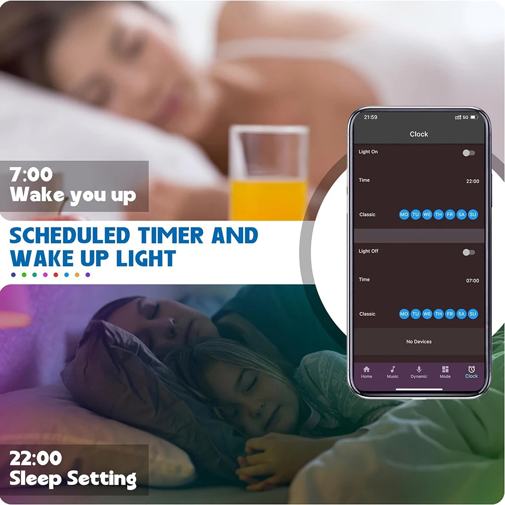 RGB Led Strip Lights 5m 10m 20m 30m Led Room Light with APP Control