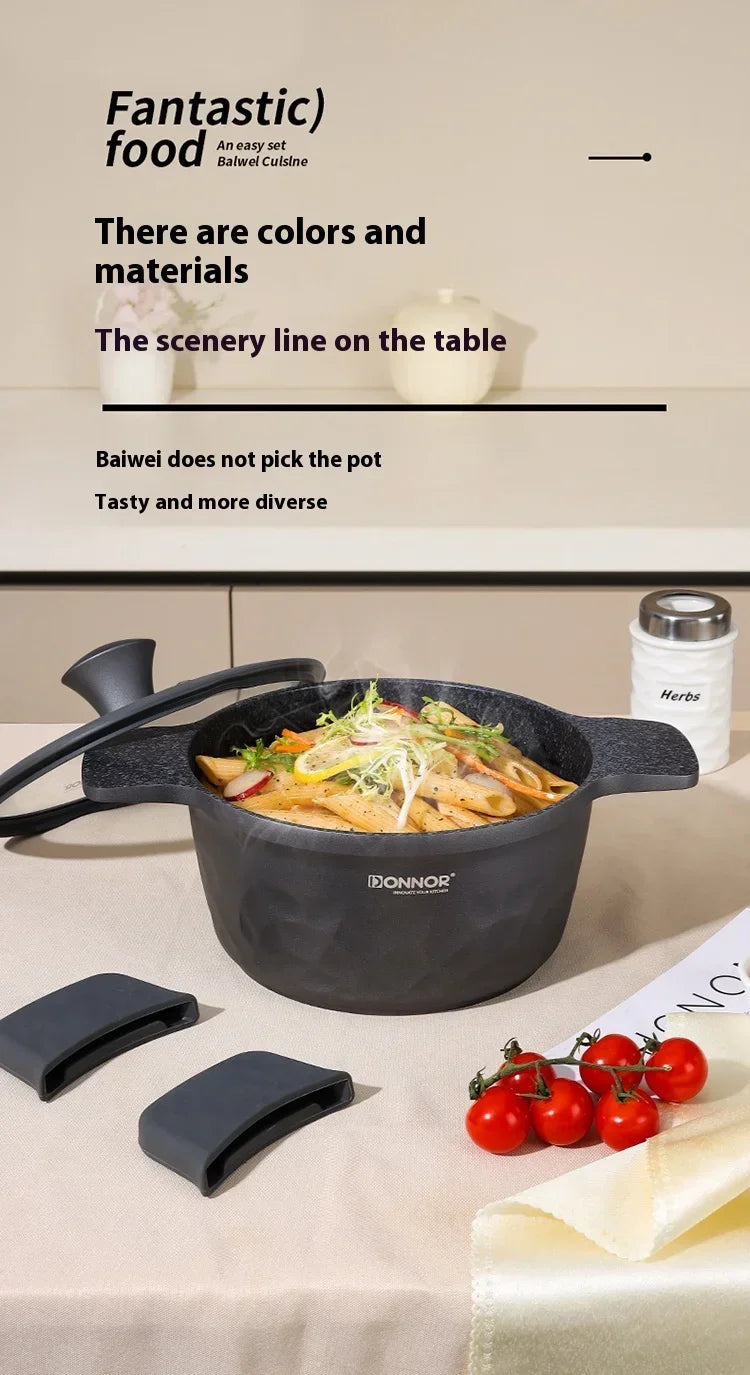 DONNOR Non-stick Pot 12/13/16pcs Cookware Set