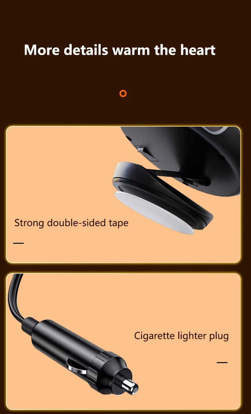 Xiaomi Car Heater 12v24v Low Power 360°Rotation
