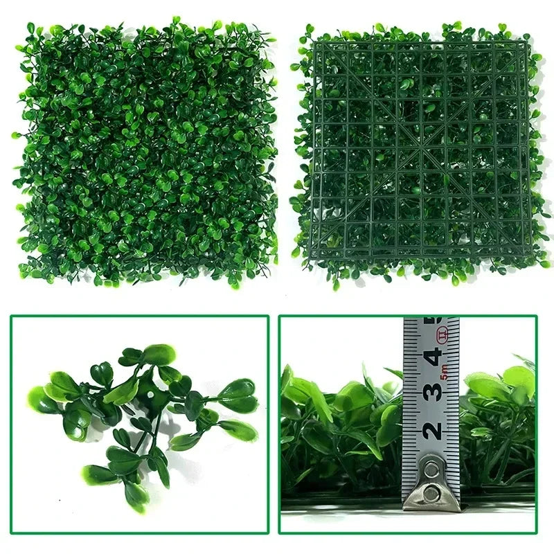 10pcs Artificial Plants Grass Wall Panel