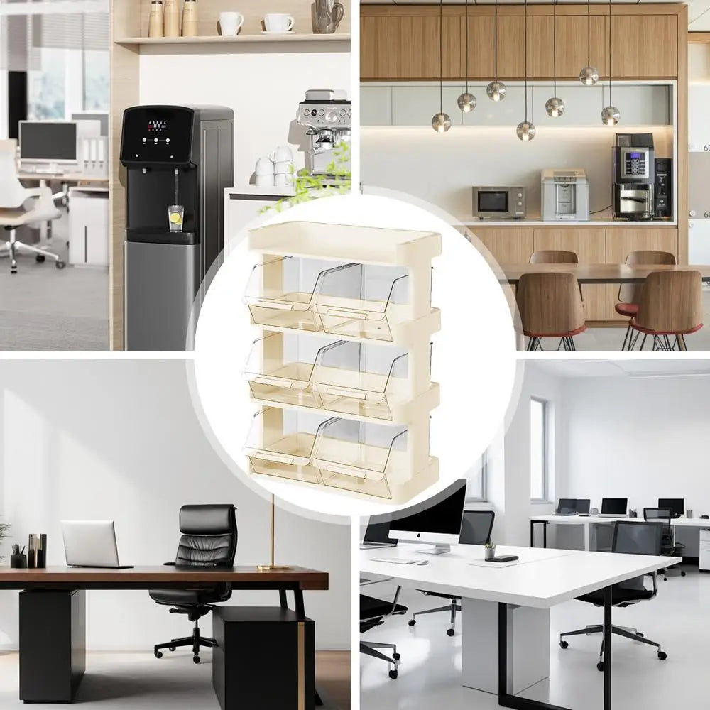 Desktop Tea Bag Organizer Large Capacity Tea Bag Holder Coffee Pod