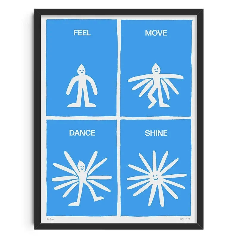 Retro Abstract Nourishing Soul Classic Wall Art