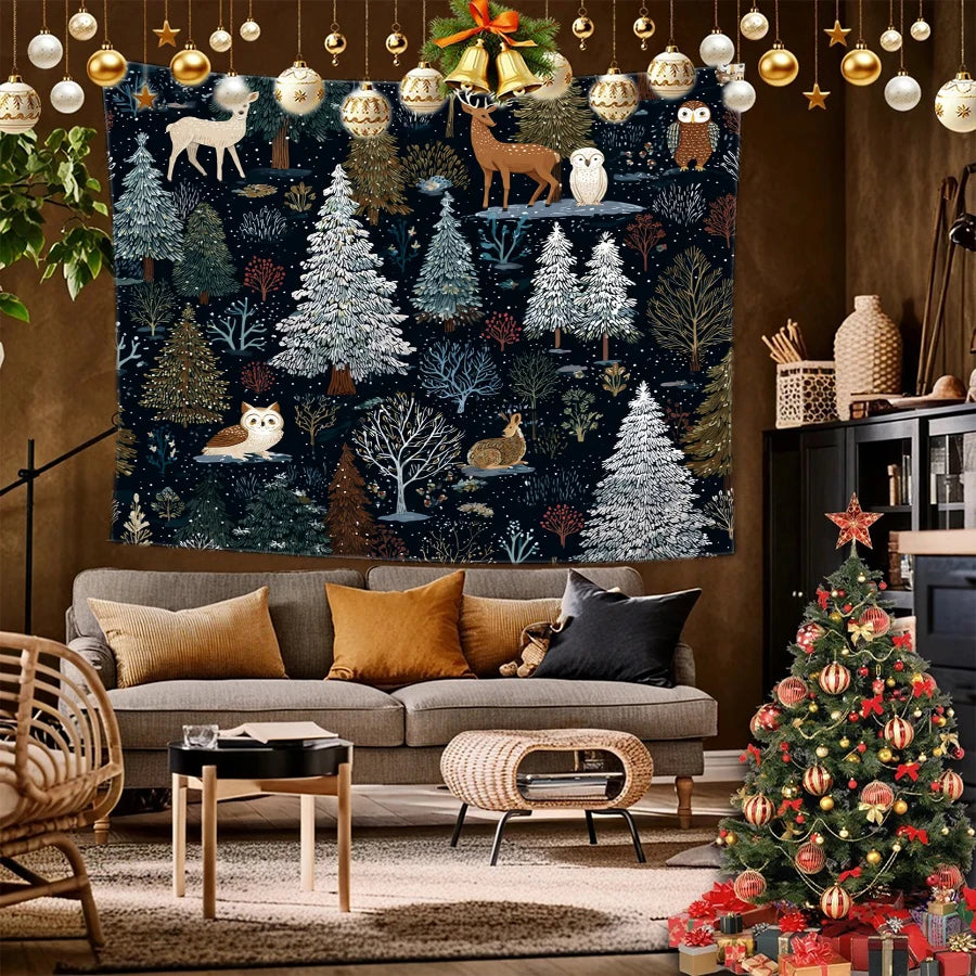 Christmas Gifts Tapestry Background Cloth Hanging Cloth Bedroom