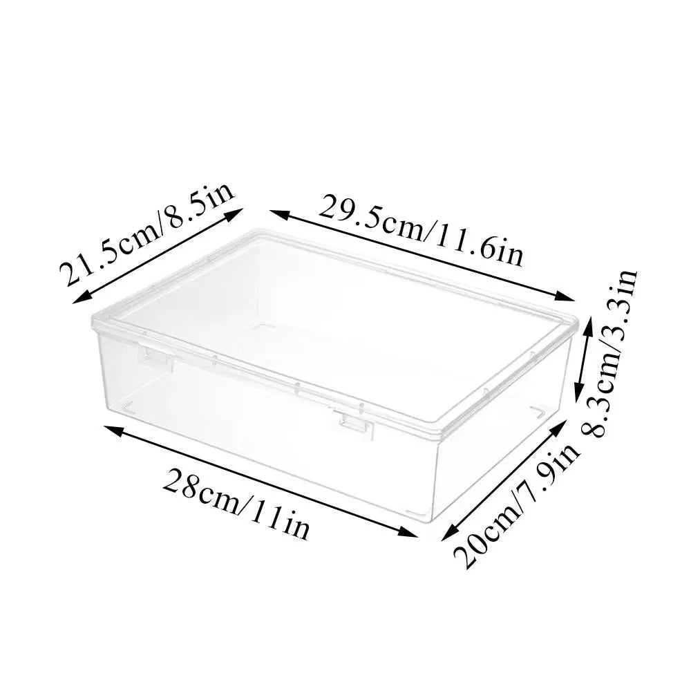 A4 Paper Desktop Storage Case Pencil Storage Box Large Capacity