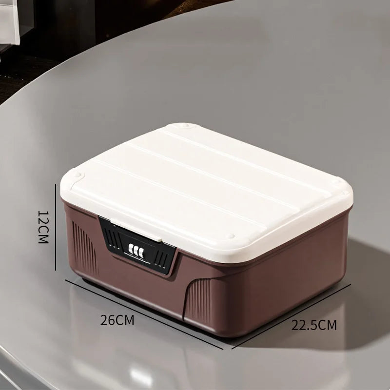 Digital Password Lock Safe Box Passport Medicine Portable Organizer