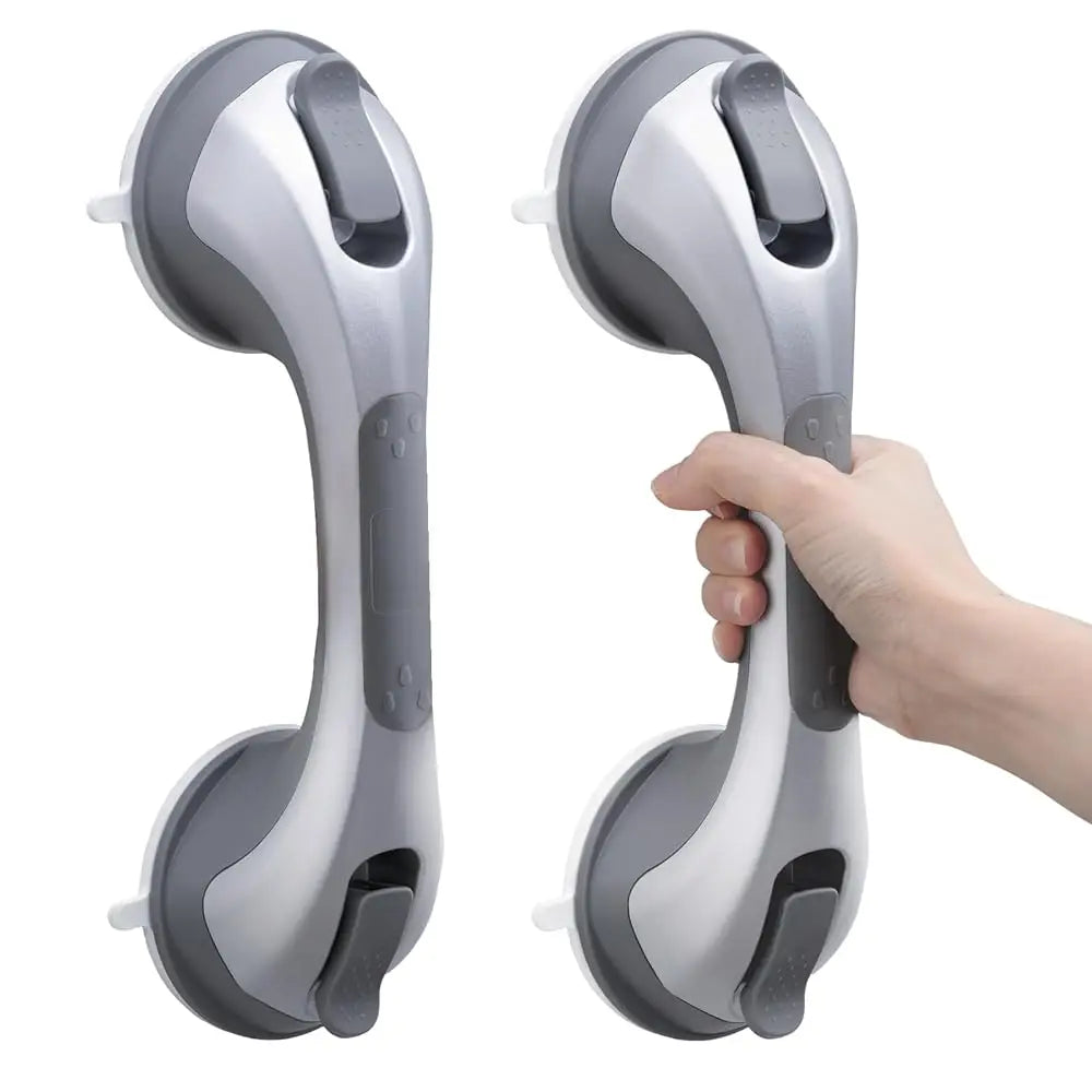 TAILI 1/2pcs Shower Grab Bars for Seniors Suction Cup 12 inch Grab Bars