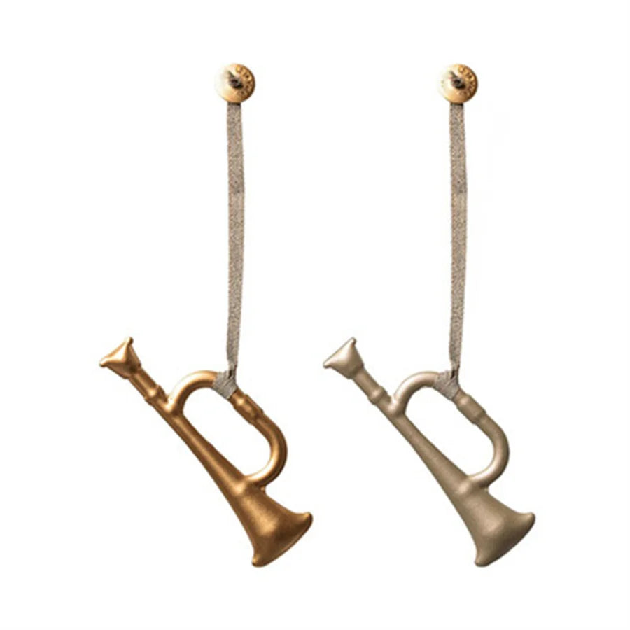 Metal Hand Painted Hanging Christmas Tree Decoration, Holiday Gift