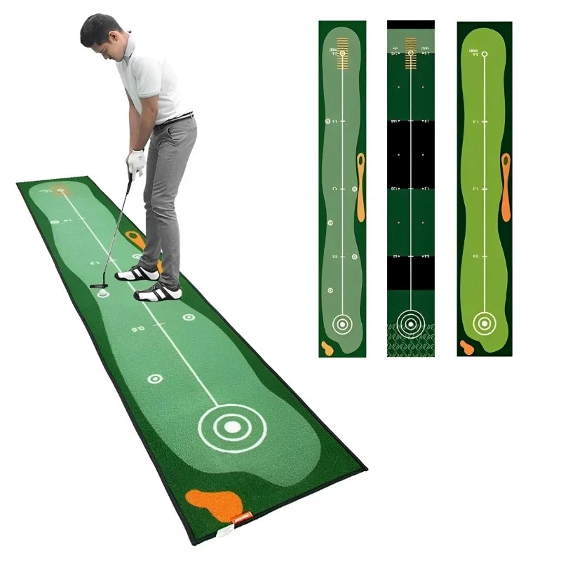 Golf Carpet Putting Mat Indoor Outdoor Training Putting Practice