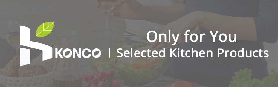 KONCO 6 Pieces Kictche Cooking Utensil Set Stainless Steel Cookware Set