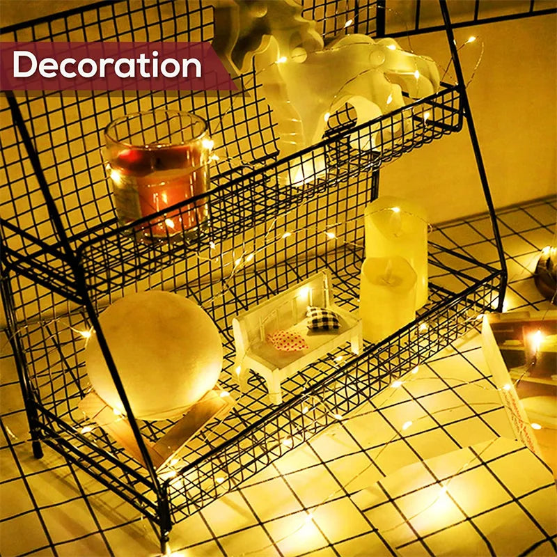 USB Led Fairy Lights Copper Wire String 20M 200LED