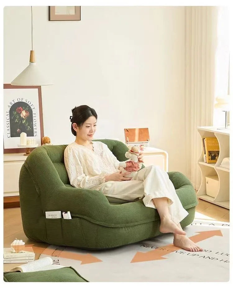 Portable Lazy Sofa Living Room Cheap Single Sofas