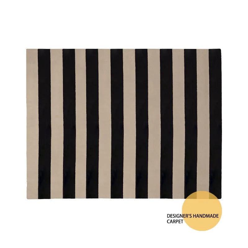 French Retro Rugs for Bedroom Checkerboard Living Room Decoration