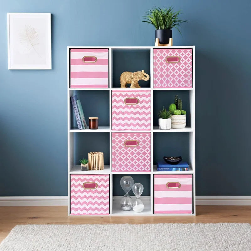 Foldable Organizer Basket With Handle Collapsible Storage Box