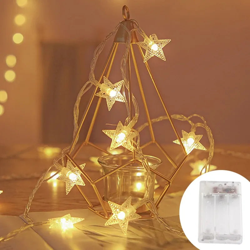 LED String Lights Outdoor Star Chain Lights