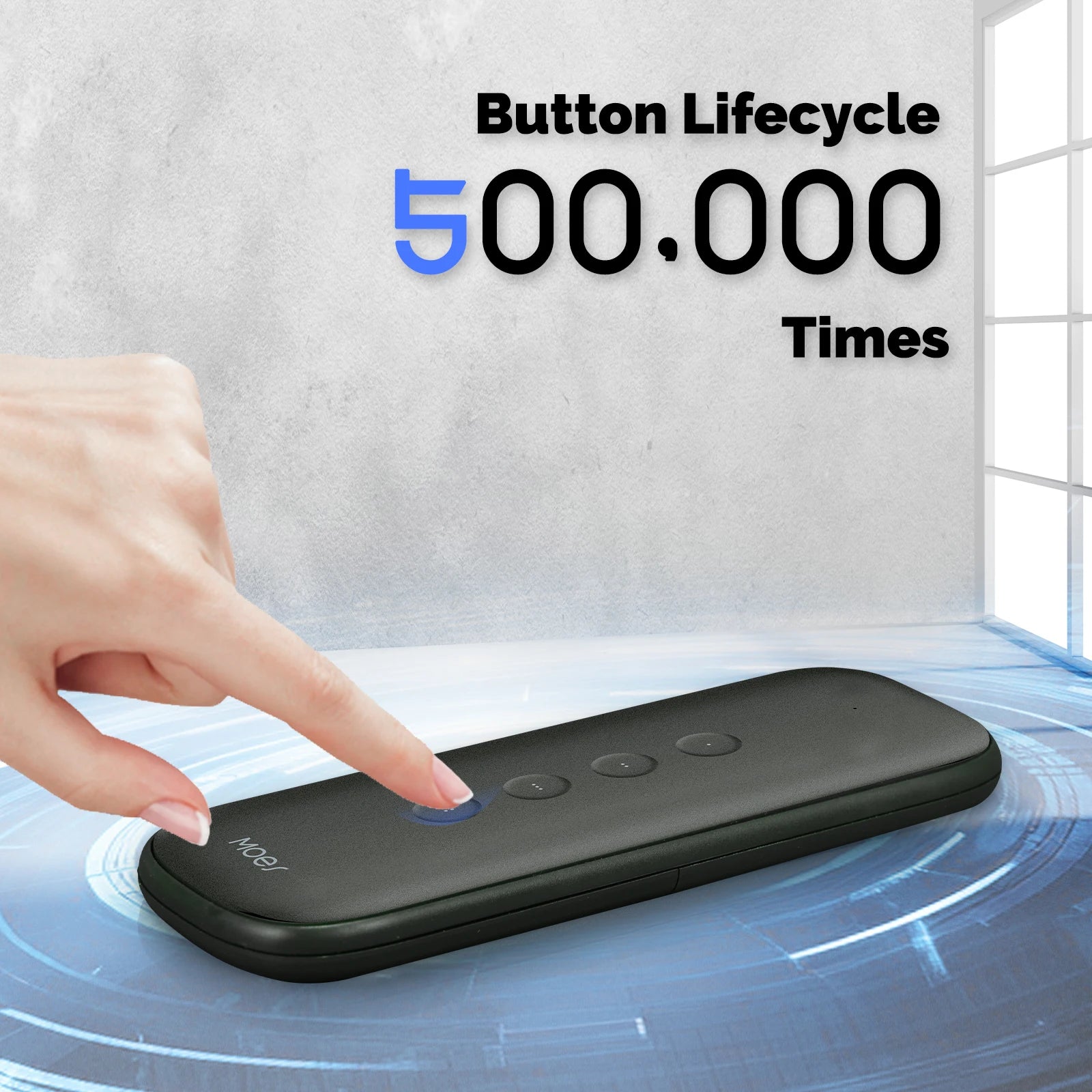 Tuya ZigBee Smart Scene Switch 4Button Portable Wireless Lighweight