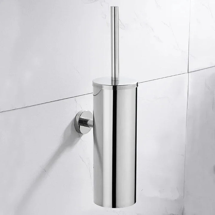 304 stainless steel toilet brush with base