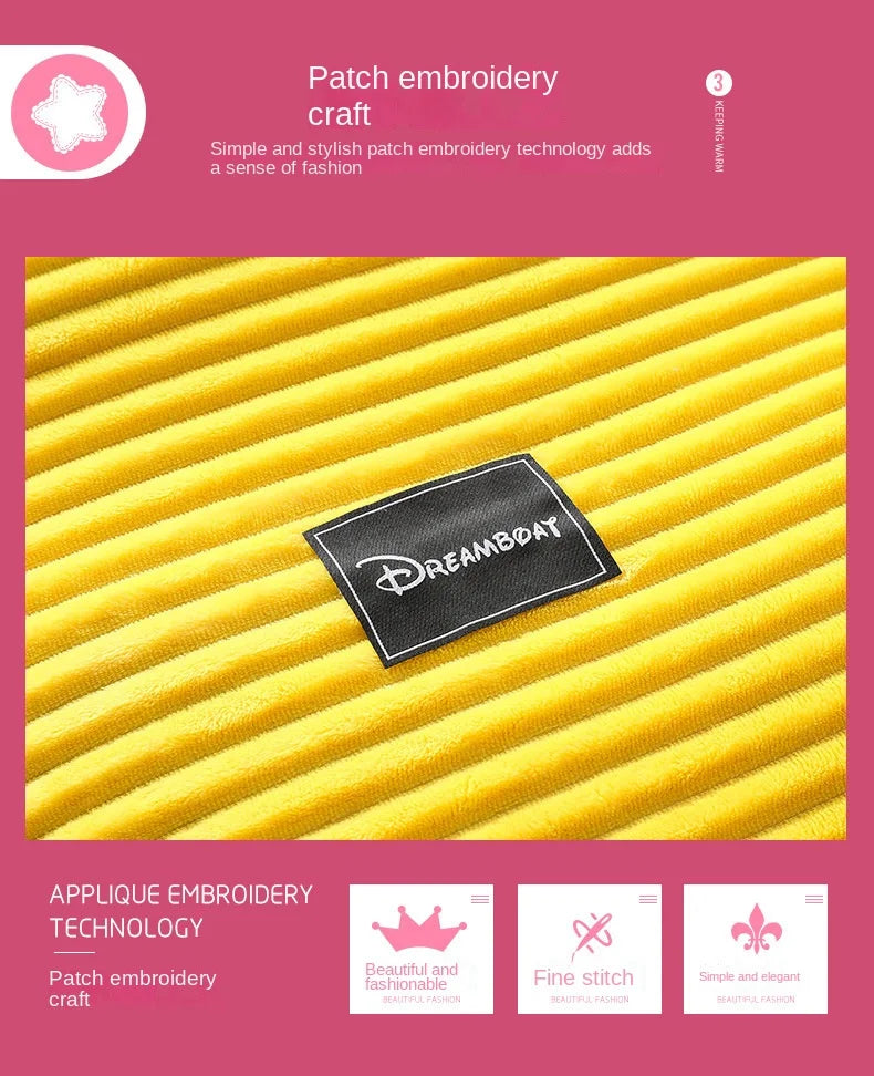 Winter Thick Solid Color Velvet Duvet Cover Warmth Bedding Set