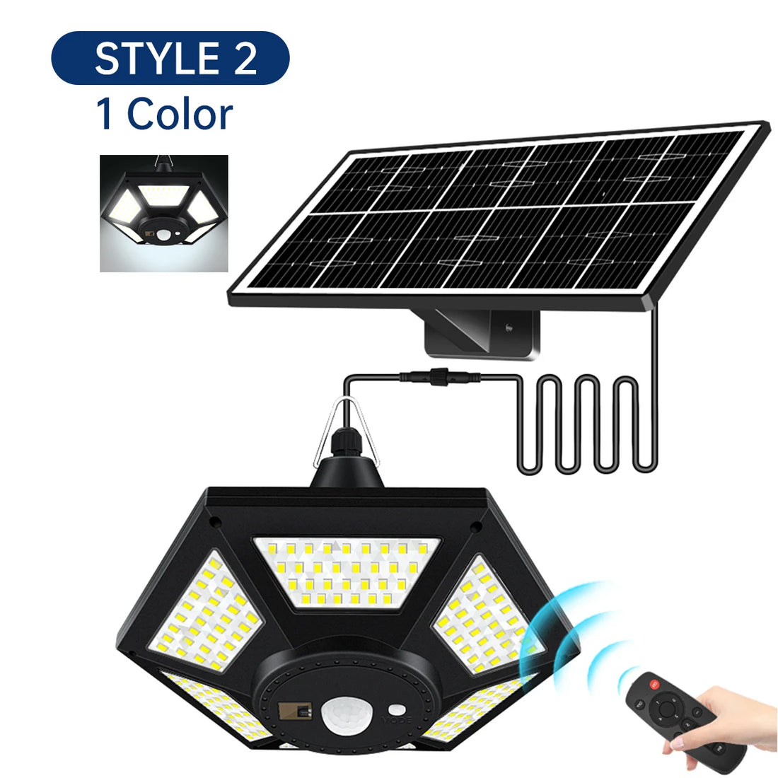 Solar Shed Light Solar Pendant Light Indoor Outdoor 228/180 LED