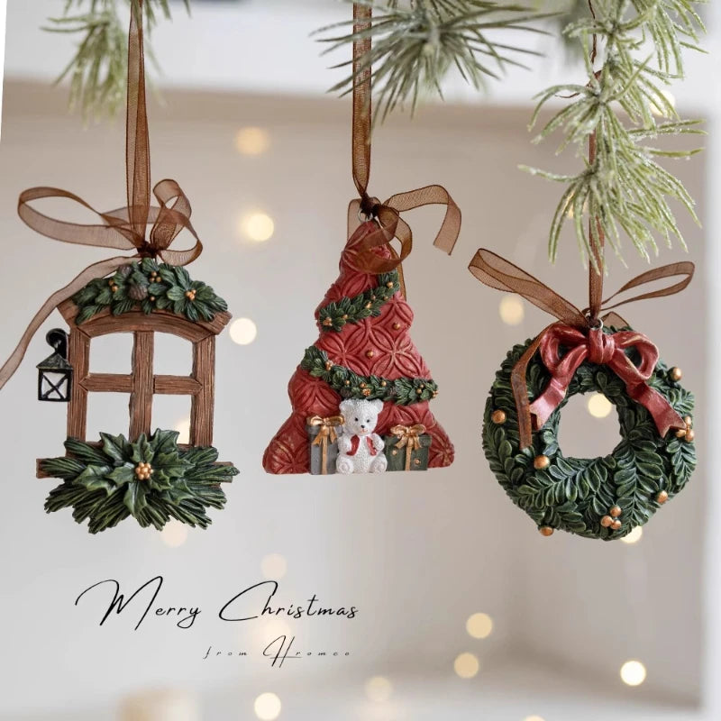 Pendants Creative Christmas Tree Toppers Fashion Santa Claus