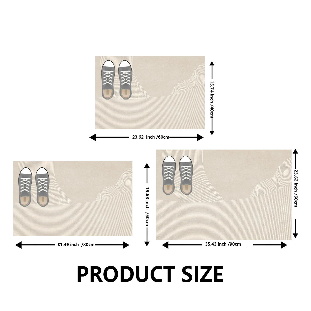 Non-Slip Diatomite Bath Mat Bathroom Foot Mats