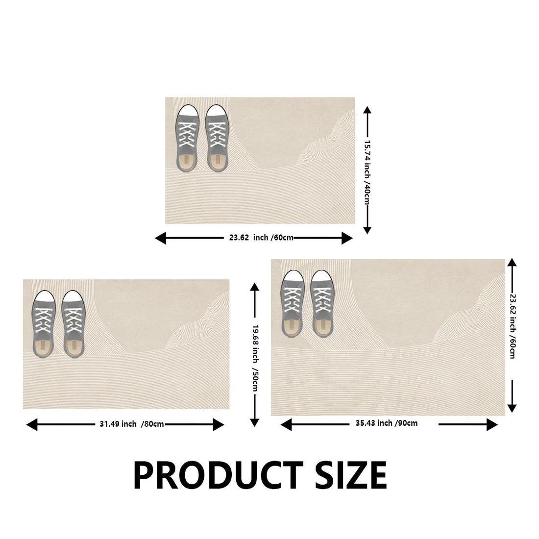 Non-Slip Diatomite Bath Mat Bathroom Foot Mats
