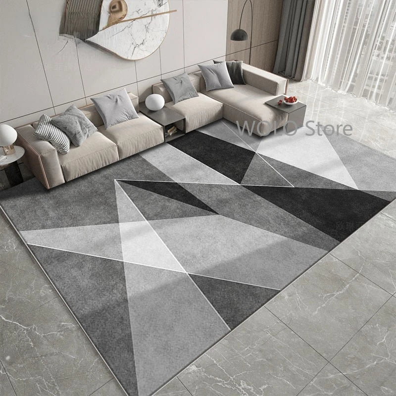 Nordic Marble Geometry Carpets for Living Room
