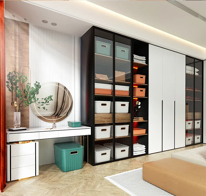 Sundries Storage Boxes with Lid Light Luxury Snacks Toys Storage