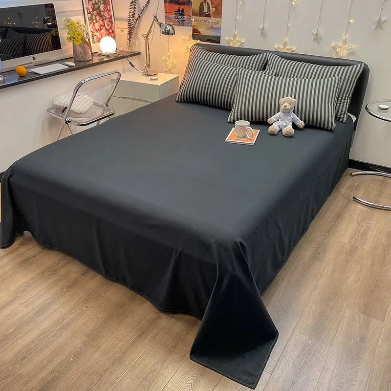 Nordic Plaid Pattern Wash Cotton Bedding Set Duvet Cover Pillowcase