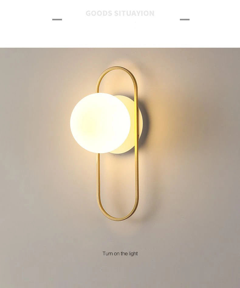 Interior LED Wall Lamps Wall Lights with G9 Bulb for Bedroom Black Gold  LED