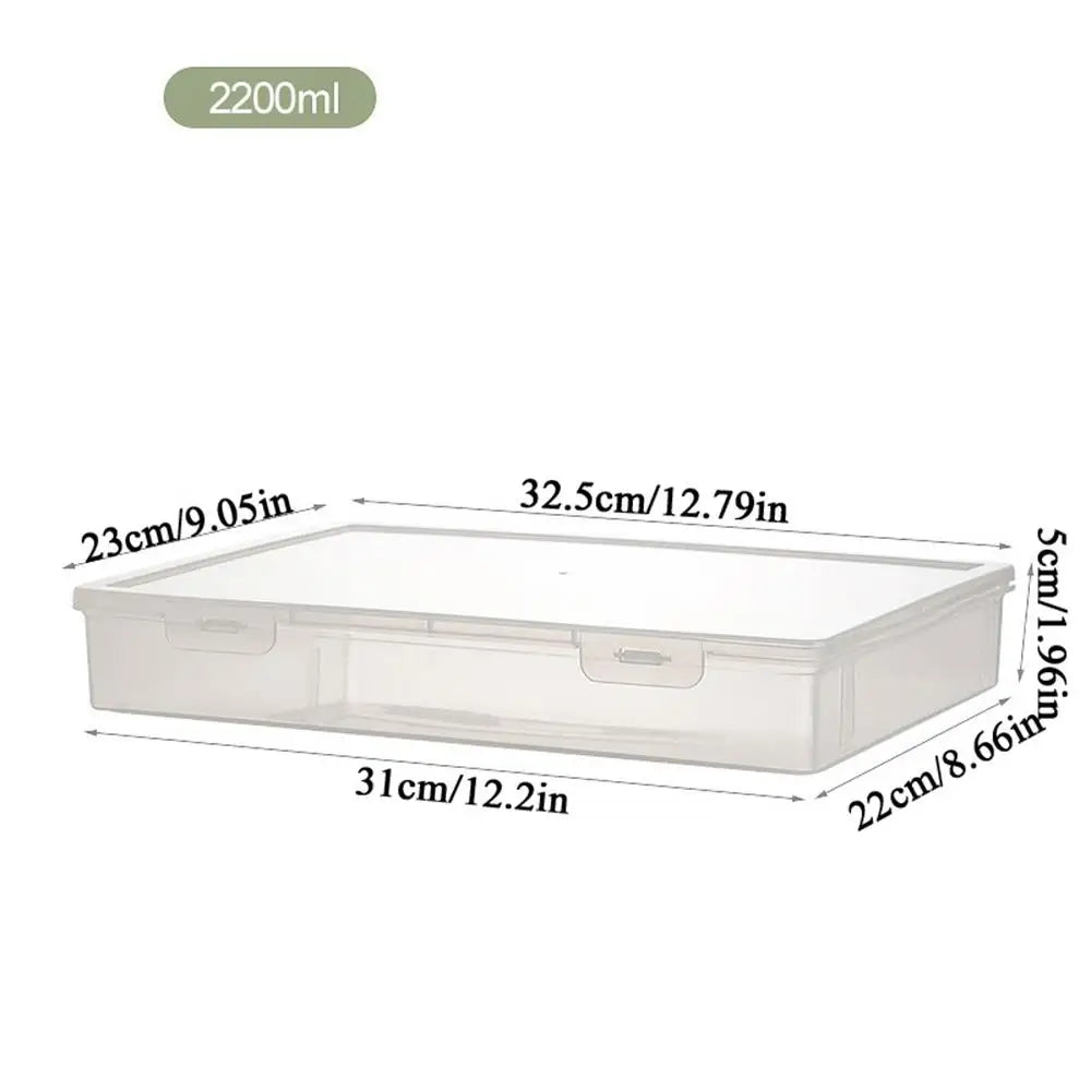 A4 Paper Desktop Storage Case Pencil Storage Box Large Capacity