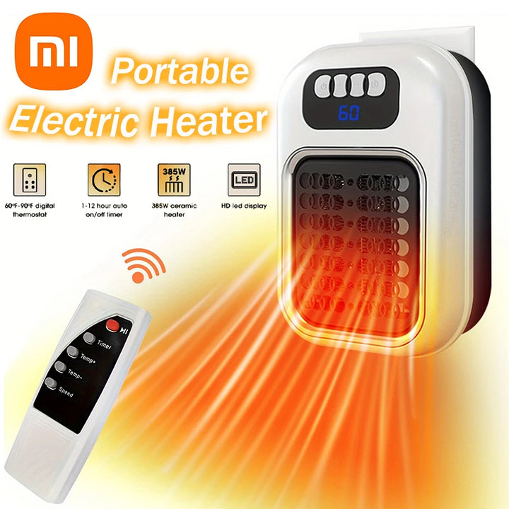 Xiaomi New Portable Heater Mini Electric Heater Plug in Wall Room Heater