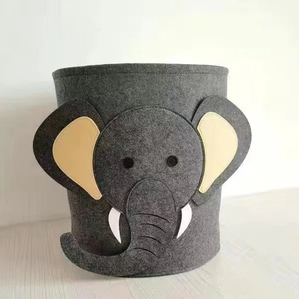 1/2/3/5PCS Baby Storage Basket Panda Dinosaur Cartoon