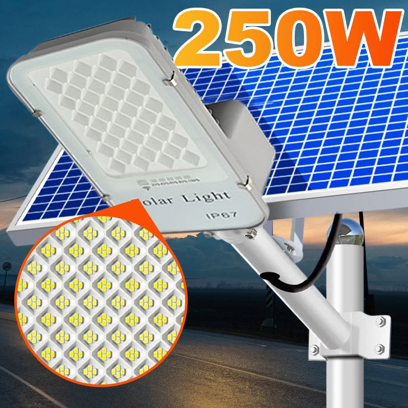 250W led solar light Outdoor garden Waterproof Solar street Light