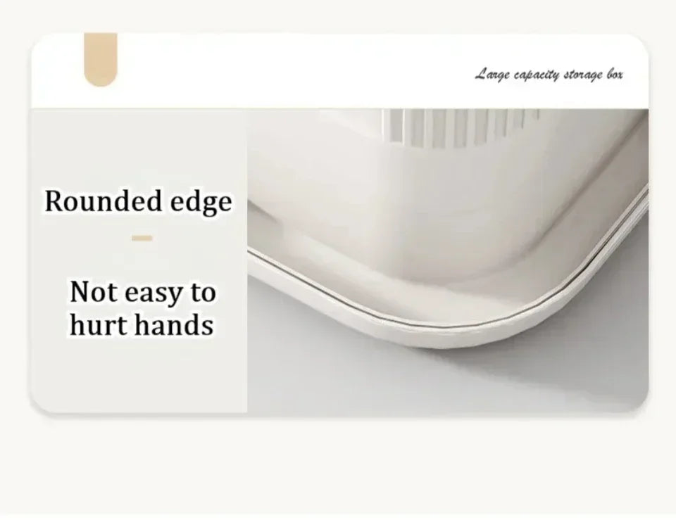 Dustproof Covered Storage Box Durable Large Plastic Storage Box