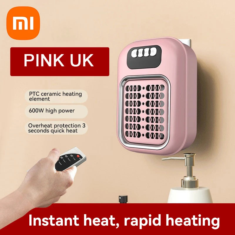 Xiaomi New Portable Heater Mini Electric Heater Plug in Wall Room Heater
